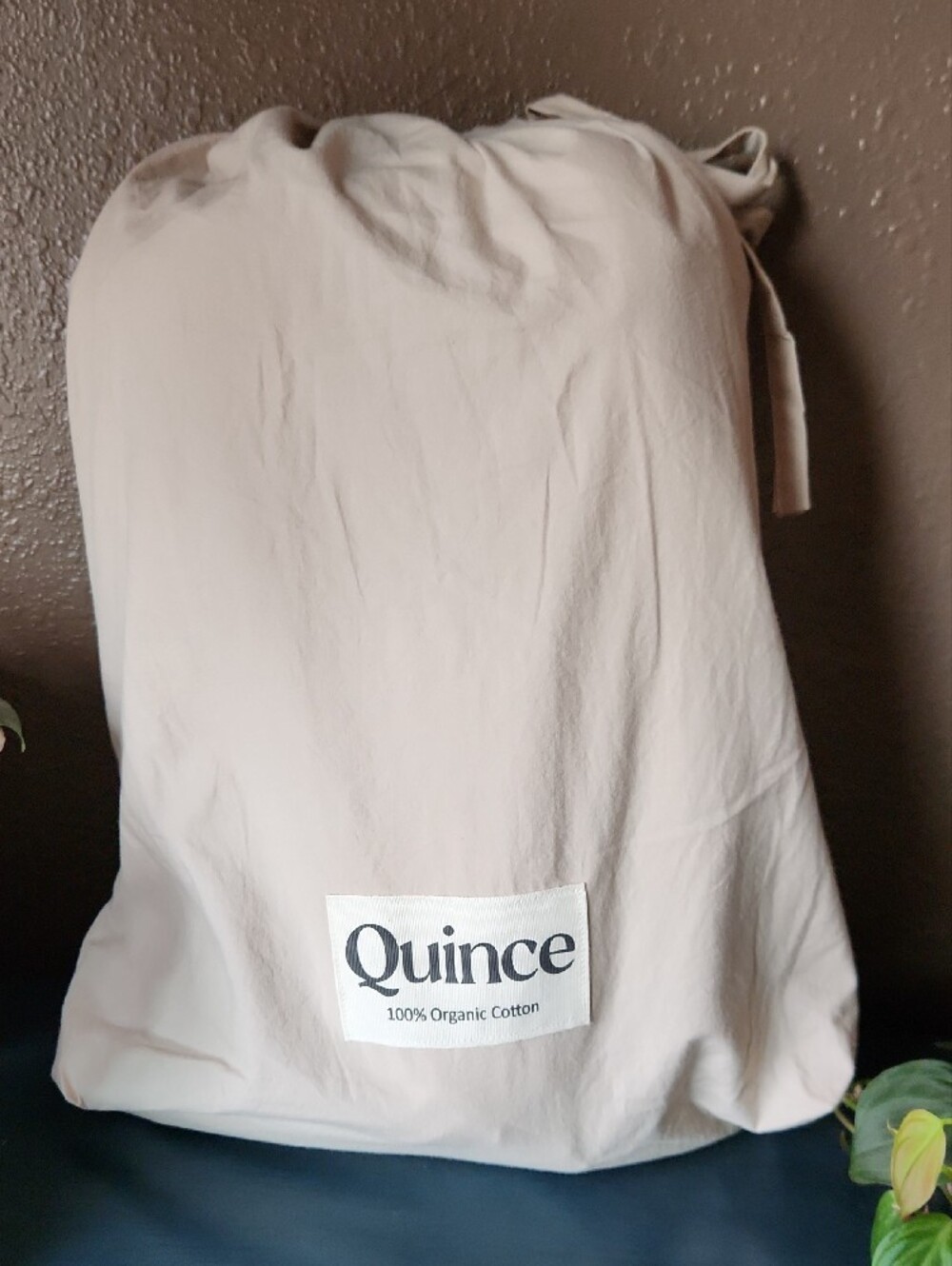 Quince Organic Brushed Cotton Duvet Cover Set, Full/Queen NWOT Open Box